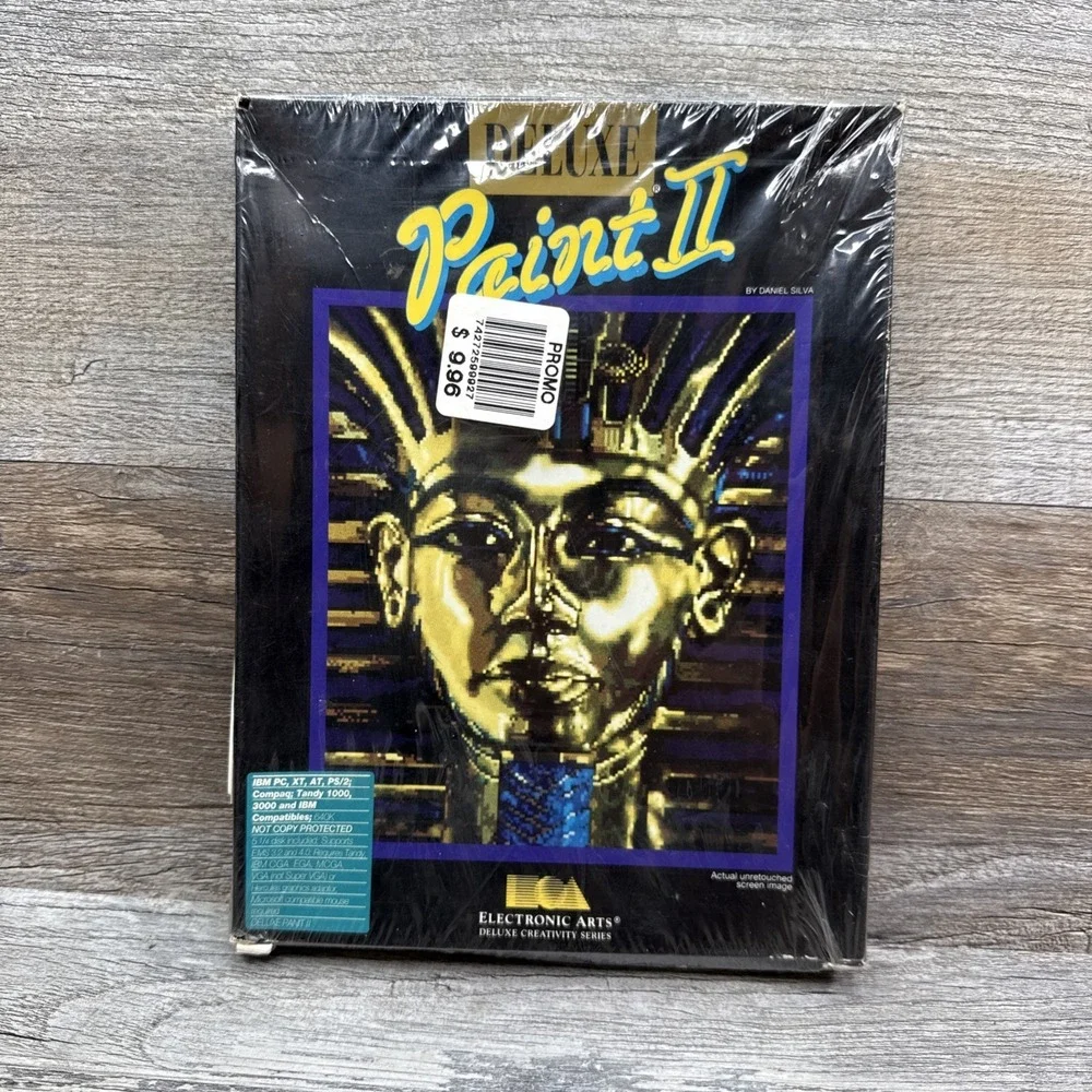 DELUXE Paint II 2 by Electronic Arts for IBM, Compaq, Others - Factory Sealed